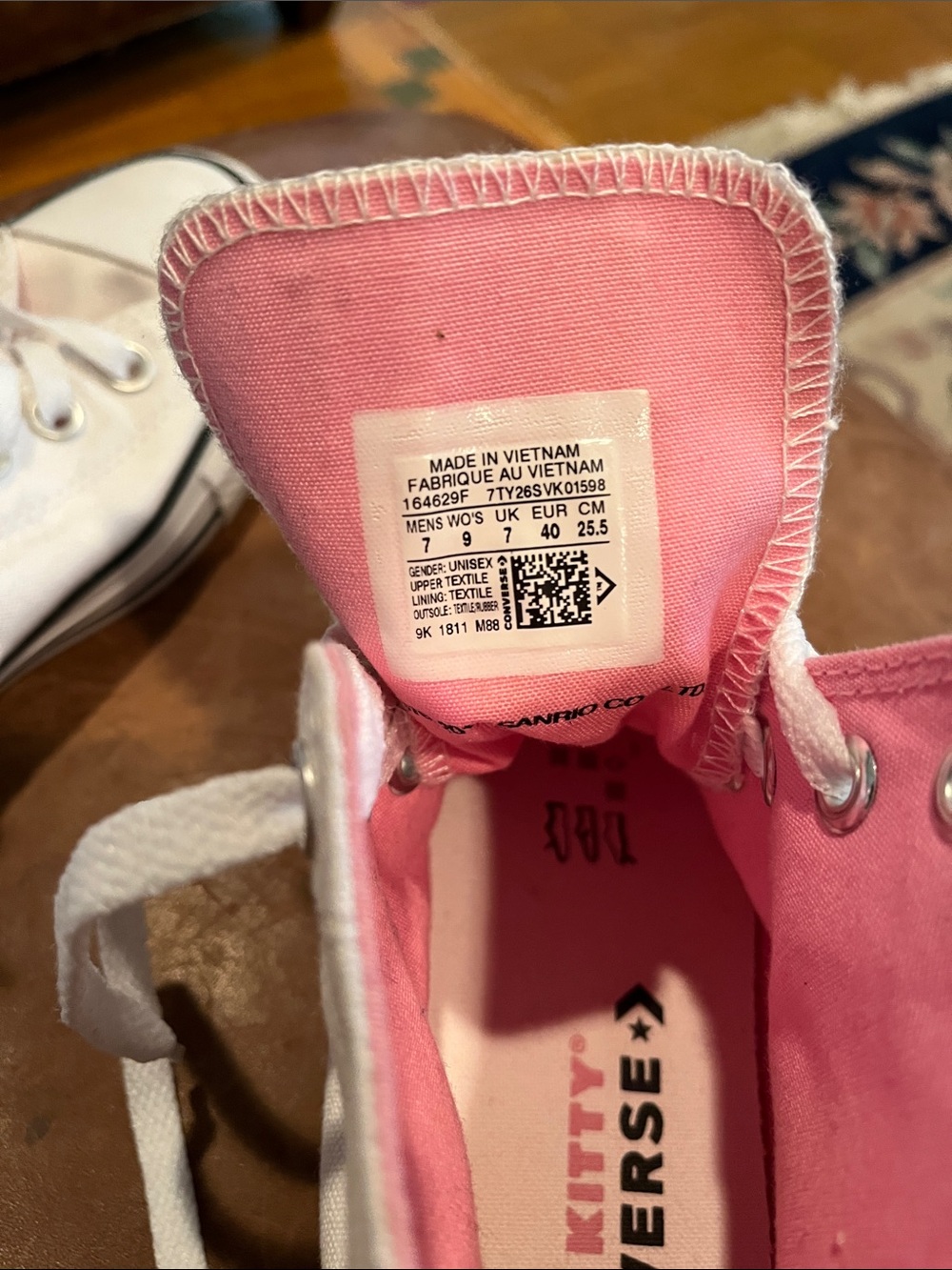 Converse x Hello Kitty White High Top Sneakers - Picture 2 of 5